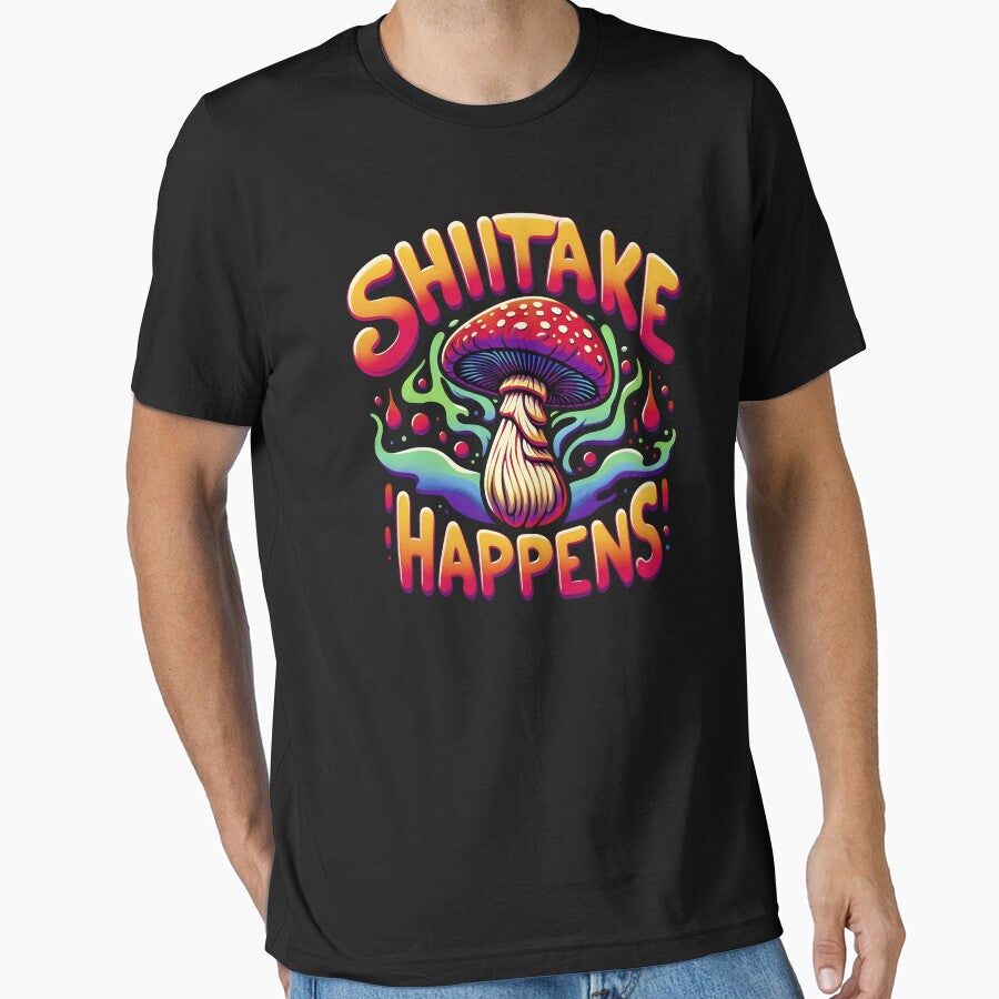 Shiitake Happens - Funny Mushroom Lover by Urban-Alien
