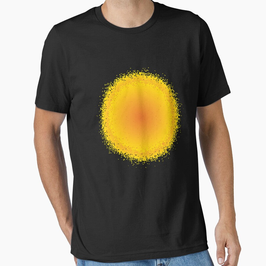 Fragmented sun with distressed edges by Gerald Waters