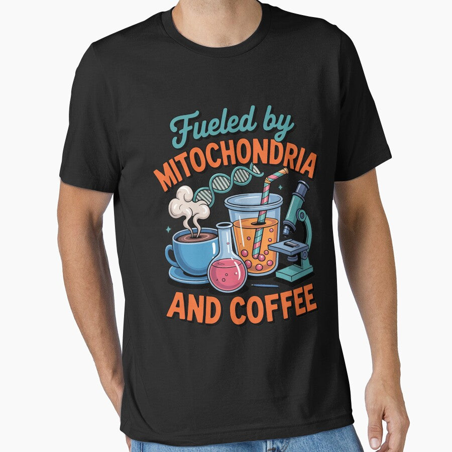 Biology Teacher Science Fueled By Mitochondria Coffee by demarioTTS