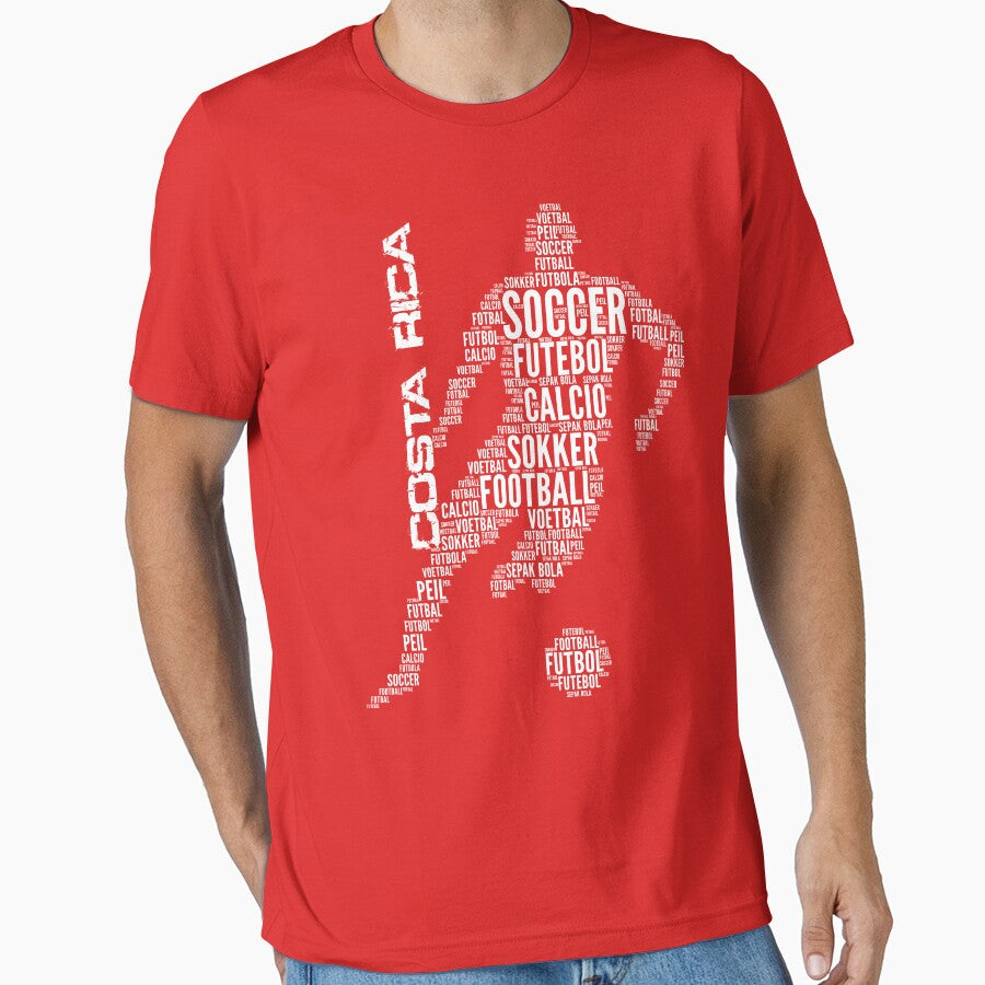 Costa Rica Soccer Typography by goodspy
