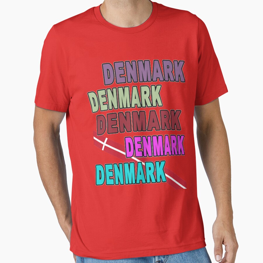 Denmark Retro 80s Neon Look Style by merchhost