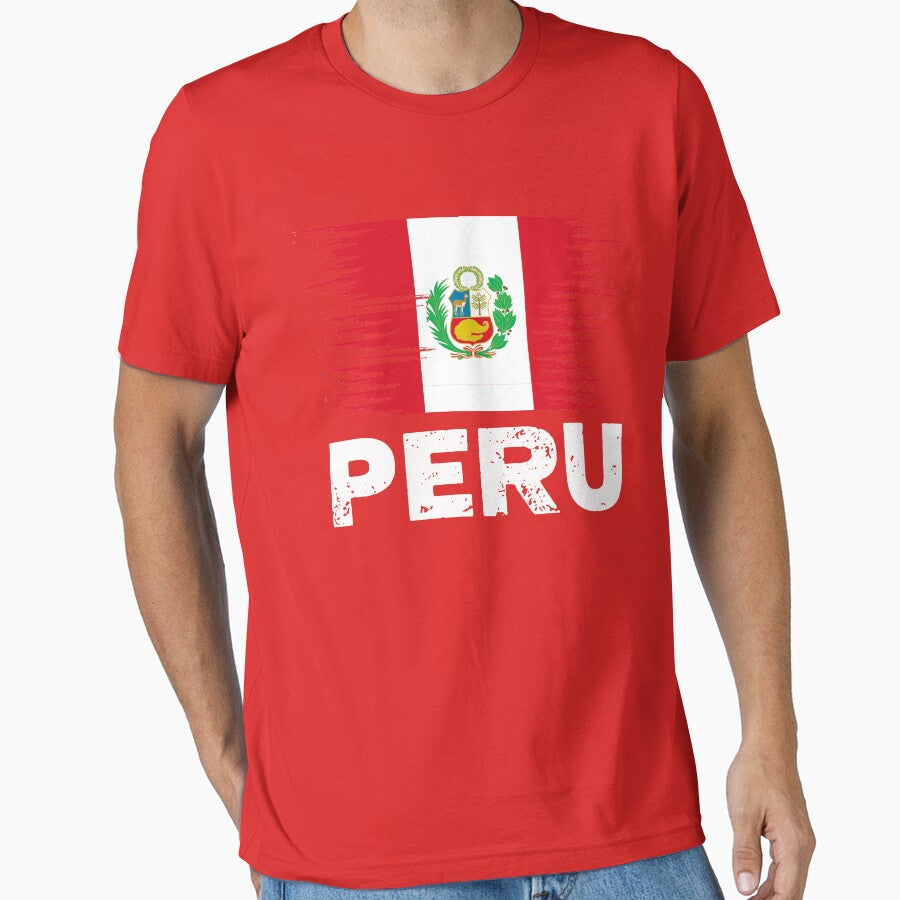 Peru - Peruvian Flag Art | Sports Soccer Football Gift by melsens