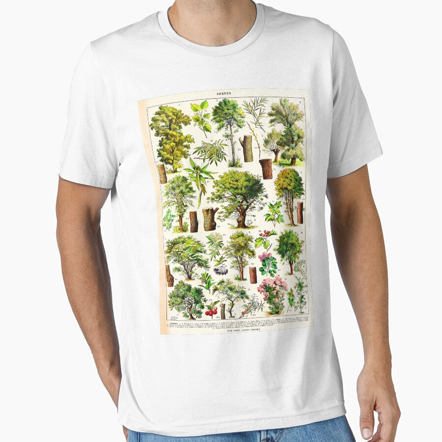 Arbres French vintage botanical by Leilaarros