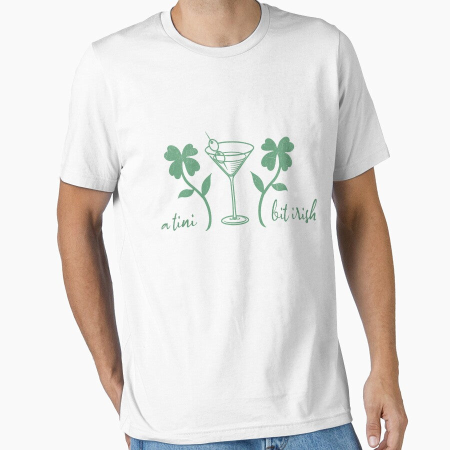 A Tini Bit Irish St patricks shamrock Martini by UniTeeCo