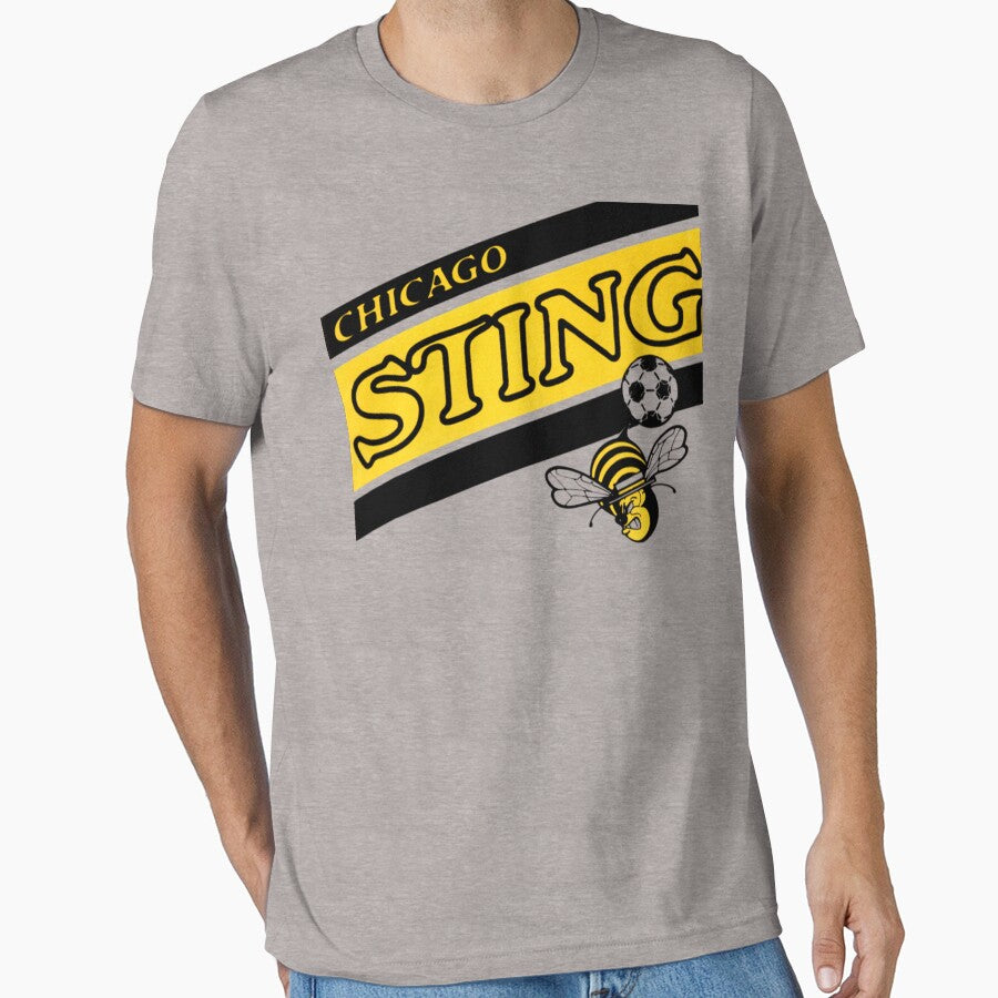 Chicago Sting Vintage Soccer Logo by Brandsutd