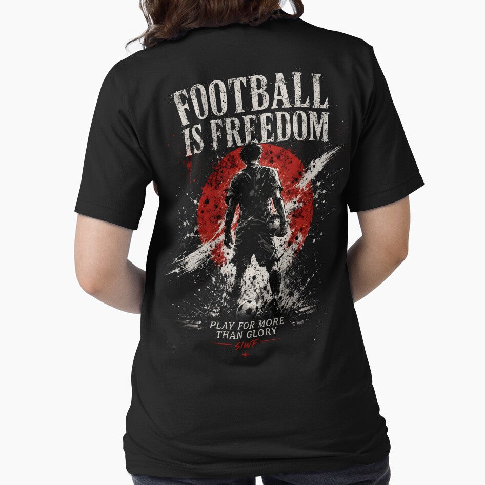 Football Is Freedom Anime Striker Manga Art by moderntshirt1