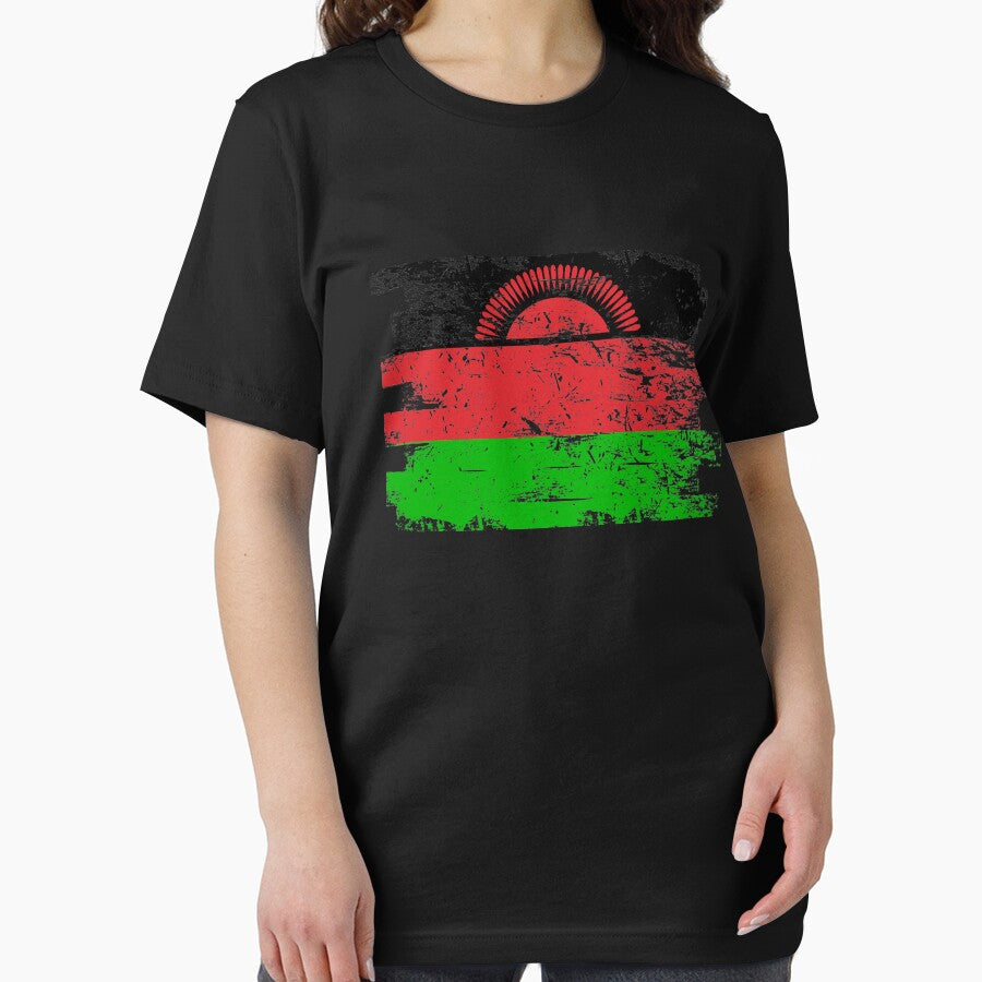 Malawi Shirt Gift Country Flag Patriotic Travel Africa Light by threadsmonkey