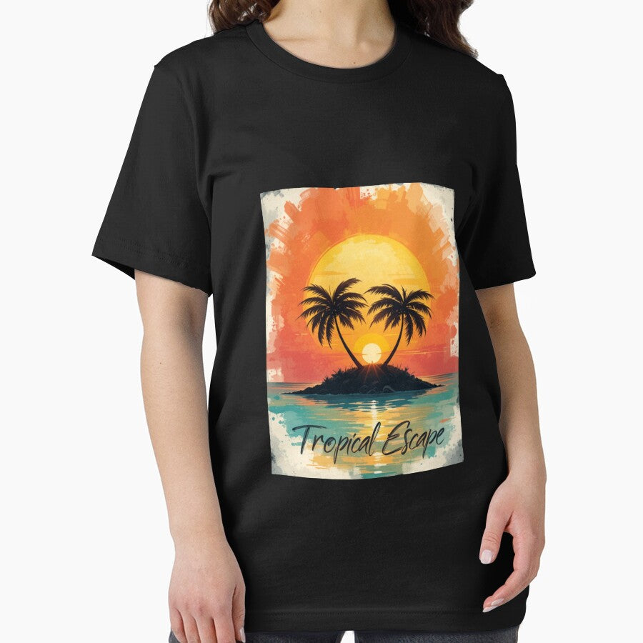 Tropical Escape Dream - Relaxing Design with Palm Trees and Ocean by ZENTIO