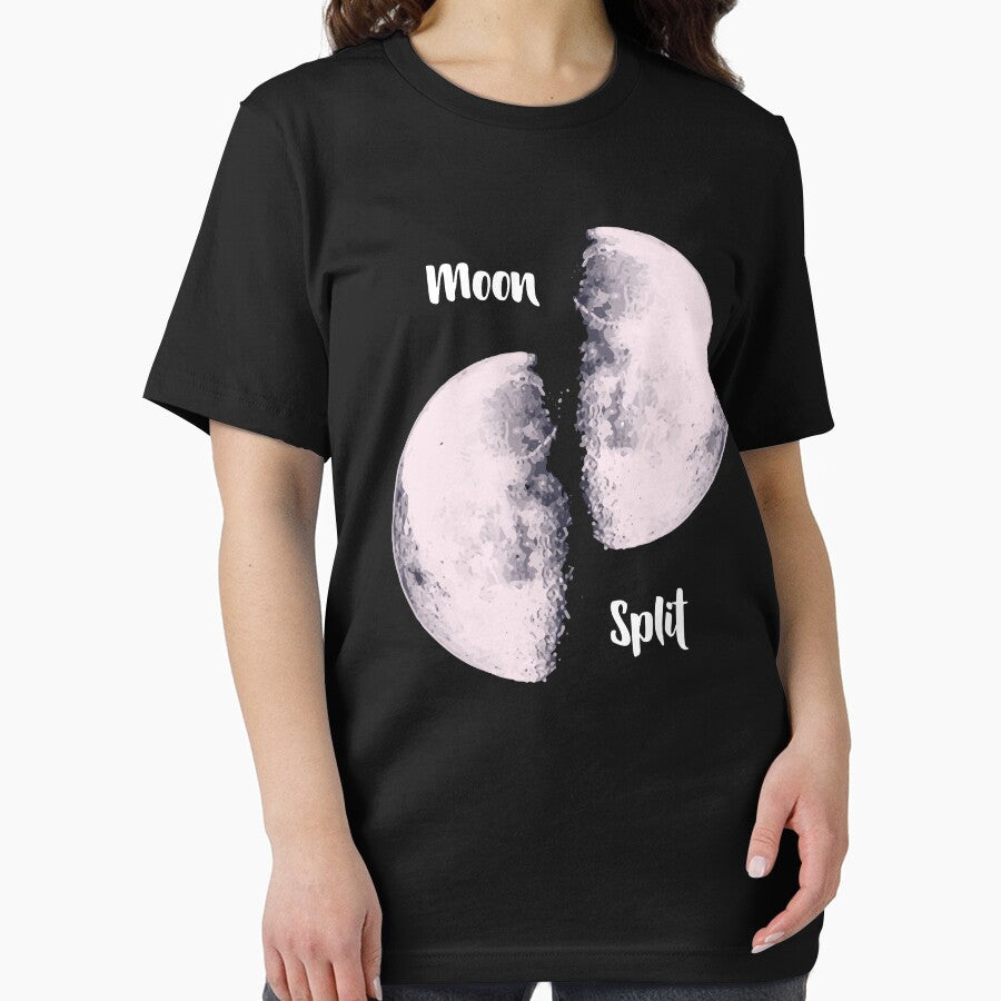 Moon Split - Splitting of Moon Design Gift by yeknow