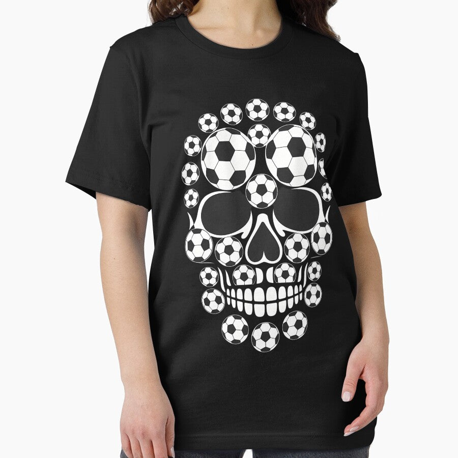 Soccer Ball Skull Skeleton Costume Cool Sport Halloween by Idarmotar