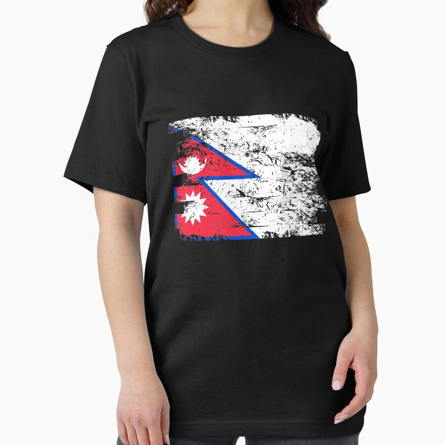 Nepal Shirt Gift Country Flag Patriotic Travel Asia Light by threadsmonkey