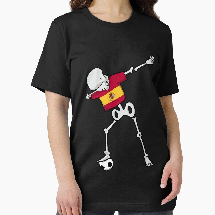 Dabbing Soccer Football Skeleton Spain by melsens