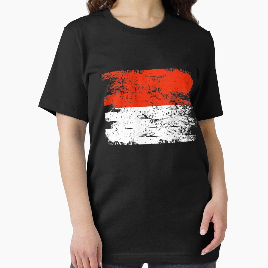 Monaco Gift Country Flag Patriotic Travel Shirt Europe Light by threadsmonkey