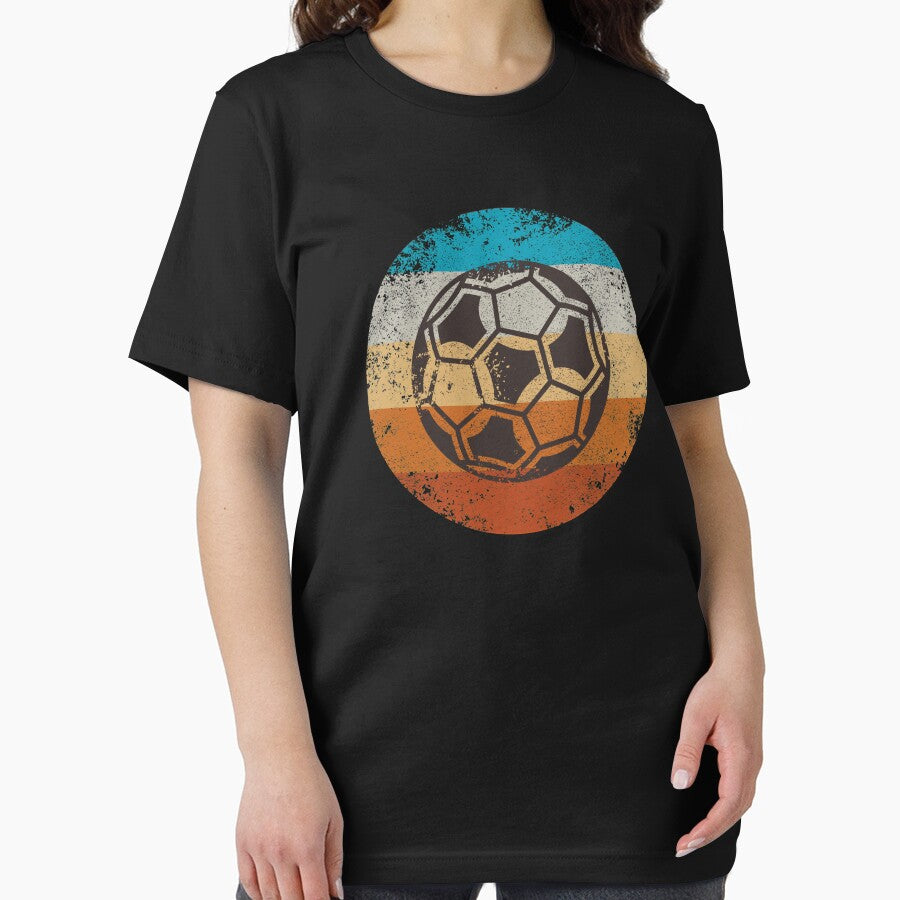 Vintage Sunset Soccer Ball by kraftyesstonian