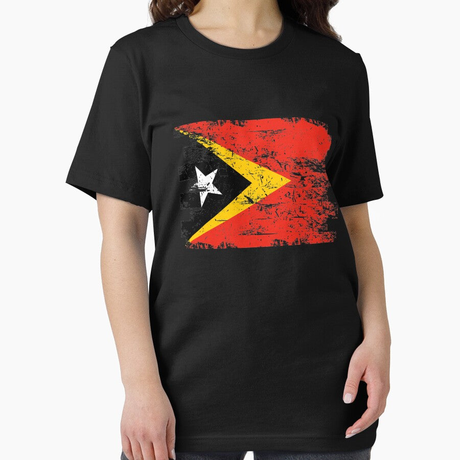 East Timor Shirt Gift Country Flag Patriotic Travel Asia Light by threadsmonkey