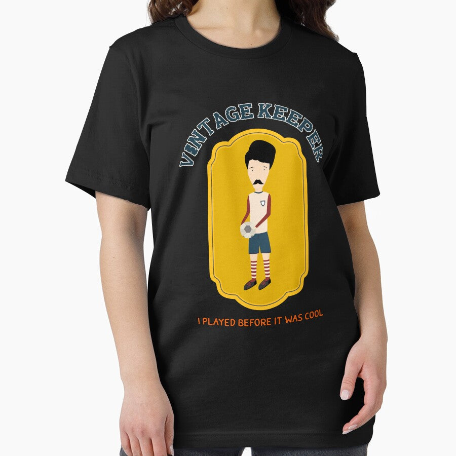 Vintage Football Player Cartoon Retro Soccer Athlete by area248