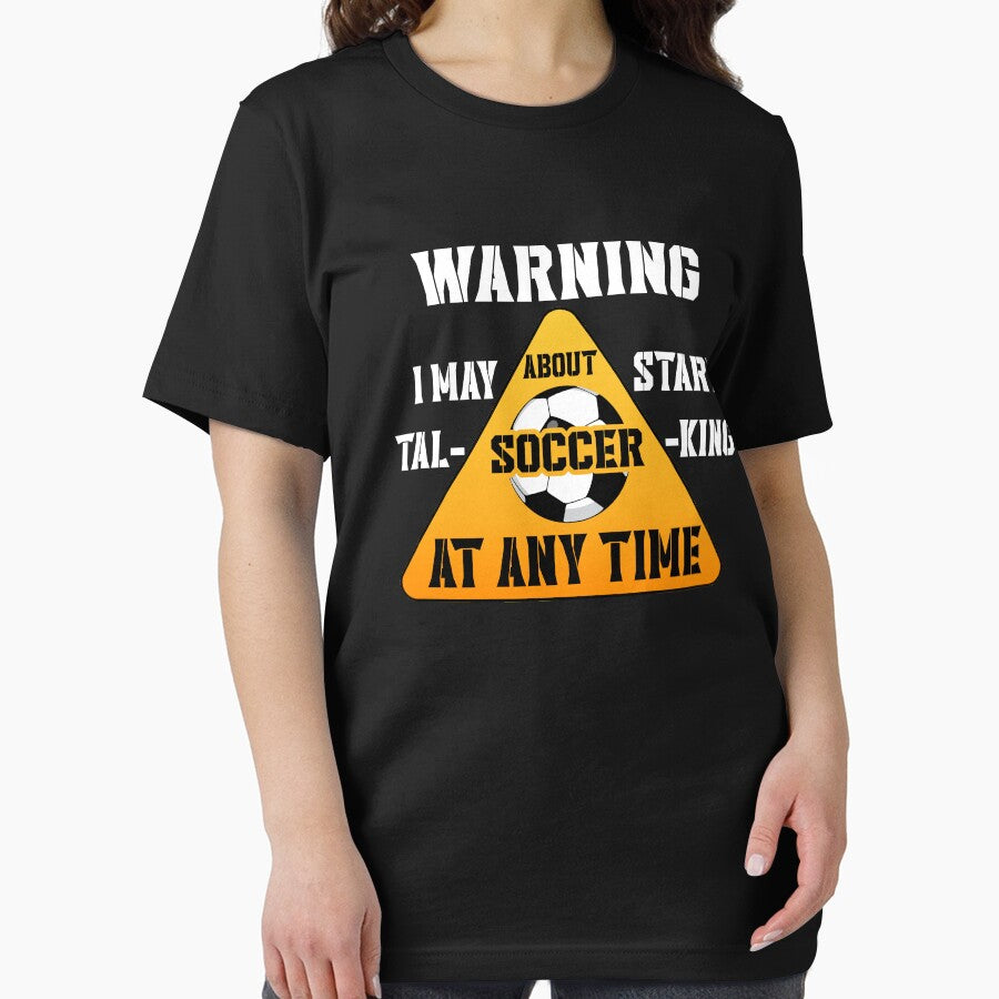 Warning, I May Start Talking About Soccer Funny illustration by KO-Design