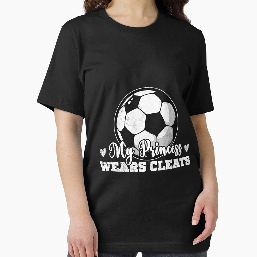 My Princess Wears Cleats Soccer Shirt – Monochrome Style by LashondaGreen89