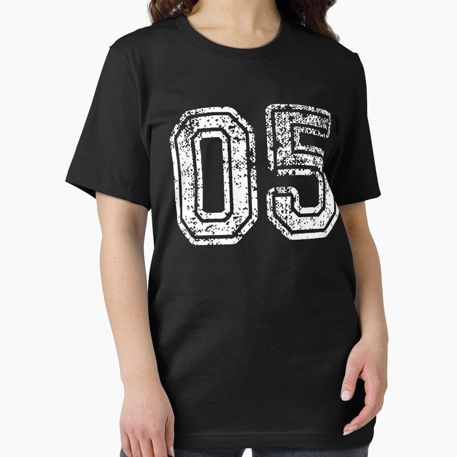 Sport Team Jersey 05 T Shirt Football Soccer Baseball Hockey Basketball Five 5 05 Number by arcadetoystore