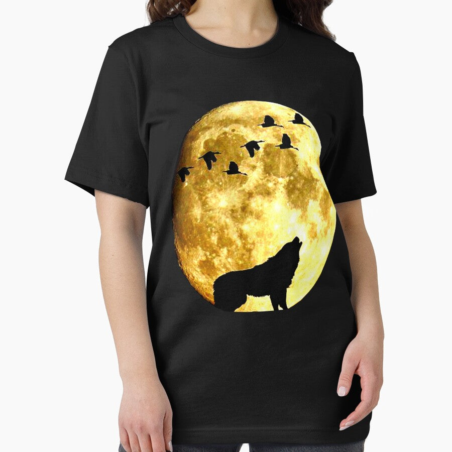Moon wolf birds Art by BEAUTY ⭐⭐⭐⭐⭐