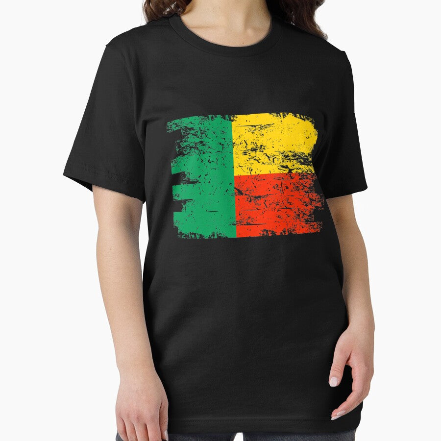 Benin Shirt Gift Country Flag Patriotic Travel Africa Light by threadsmonkey