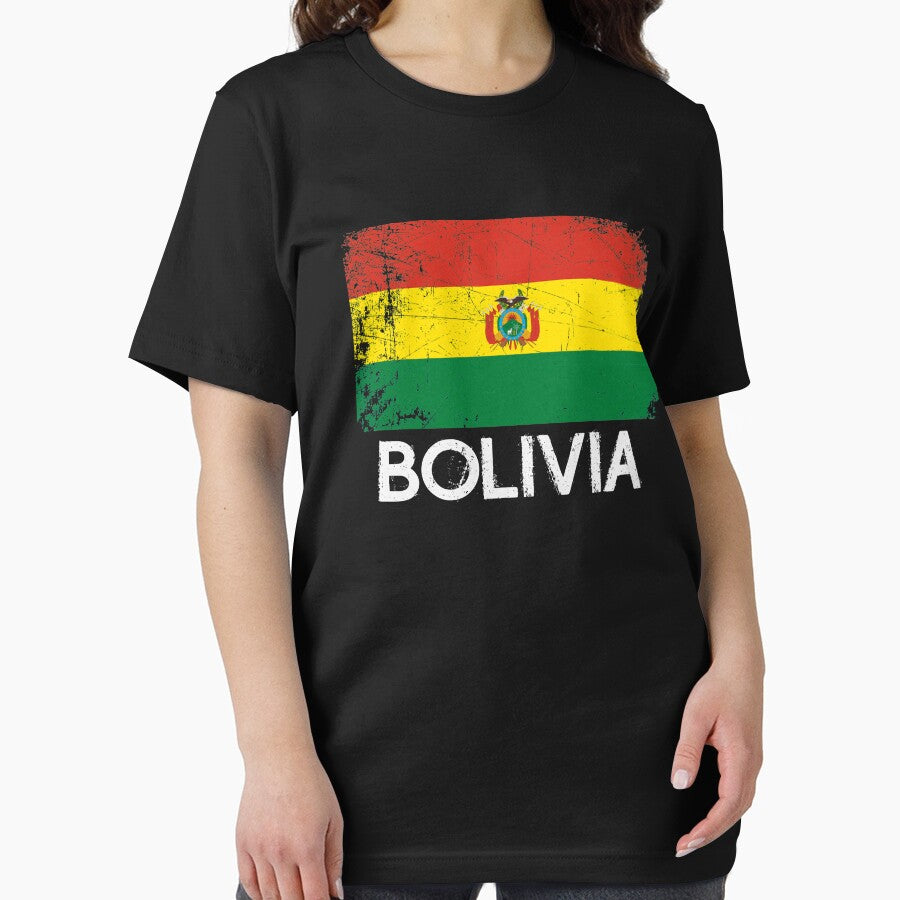 Bolivian Flag Design | Vintage Made In Bolivia Gift by melsens