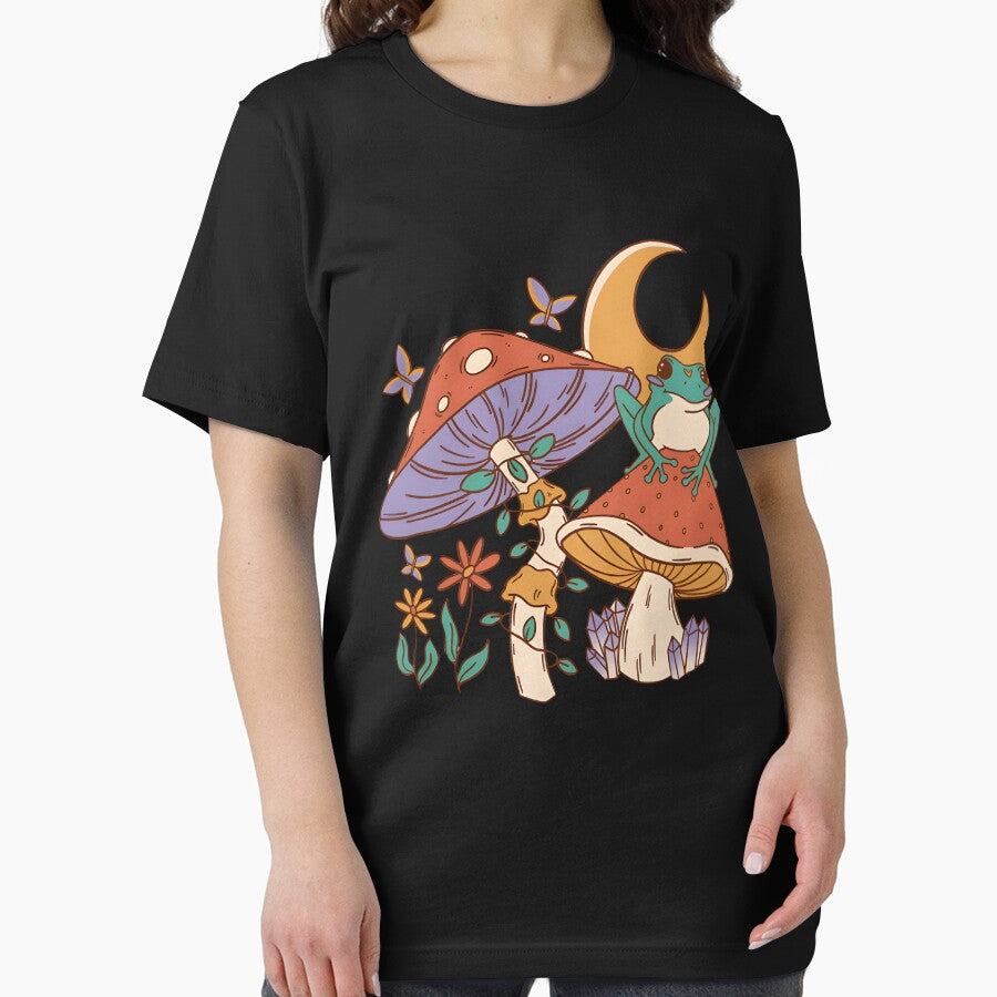 Moon Frog, Mystical Mushroom by KevinOndricka
