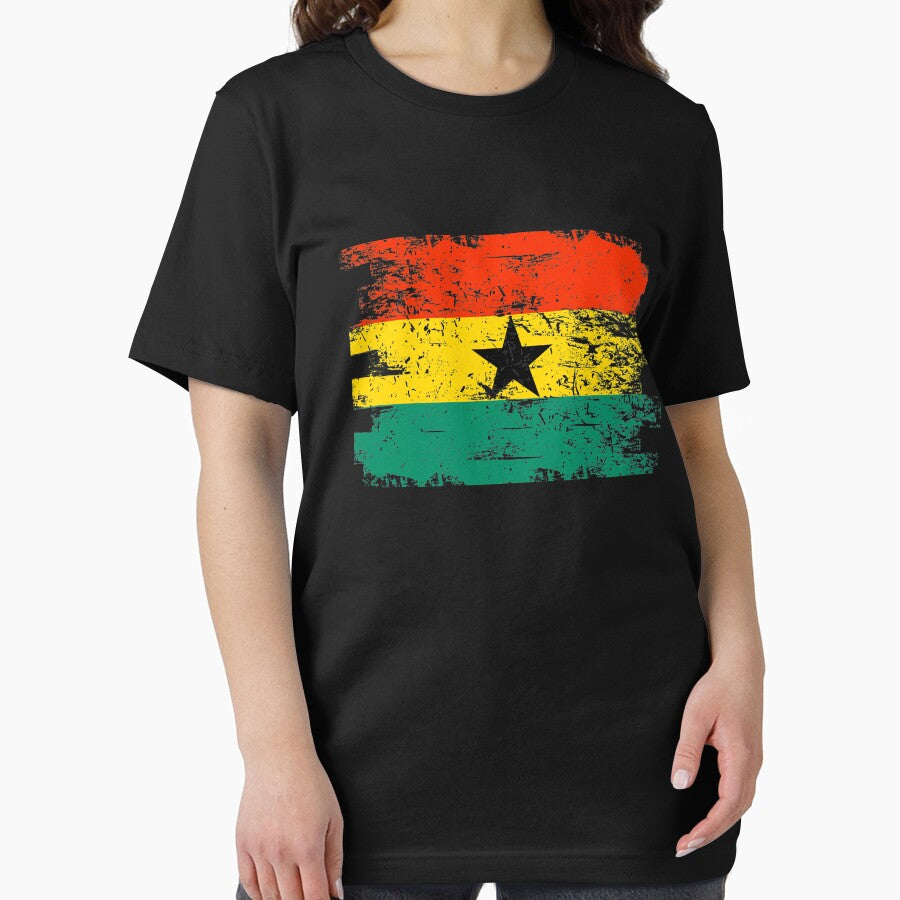 Ghana Shirt Gift Country Flag Patriotic Travel Africa Light by threadsmonkey