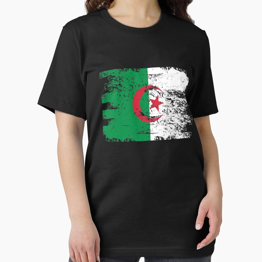 Algeria Shirt Gift Country Flag Patriotic Travel Africa Light by threadsmonkey