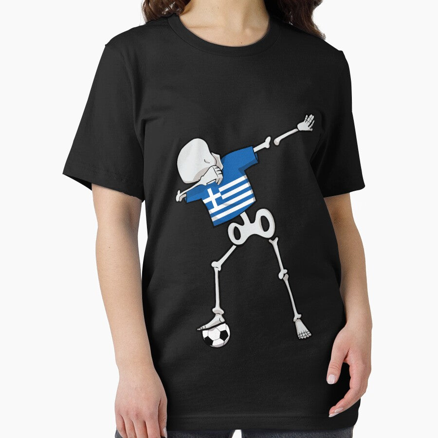 Dabbing Soccer Football Skeleton Greece by melsens