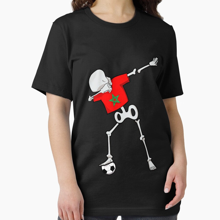 Dabbing Soccer Football Skeleton Morocco by melsens