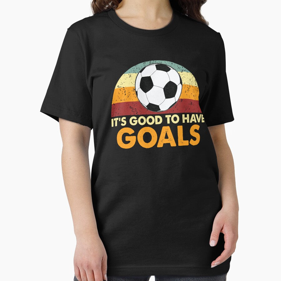 Retro Its Good To Have Goals - Soccer by Whimsical  Thinker