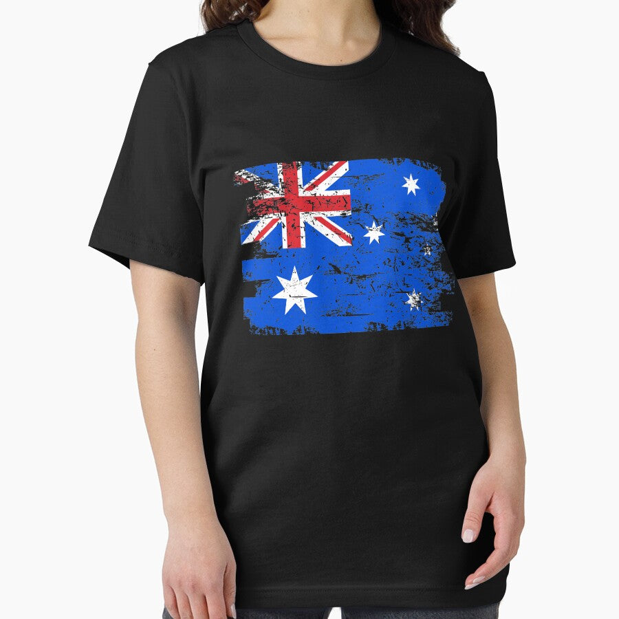Australia Shirt Gift Country Flag Patriotic Travel Oceania Light by threadsmonkey