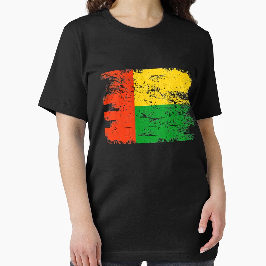 Guinea Bissau Shirt Gift Country Flag Patriotic Travel Africa Light by threadsmonkey