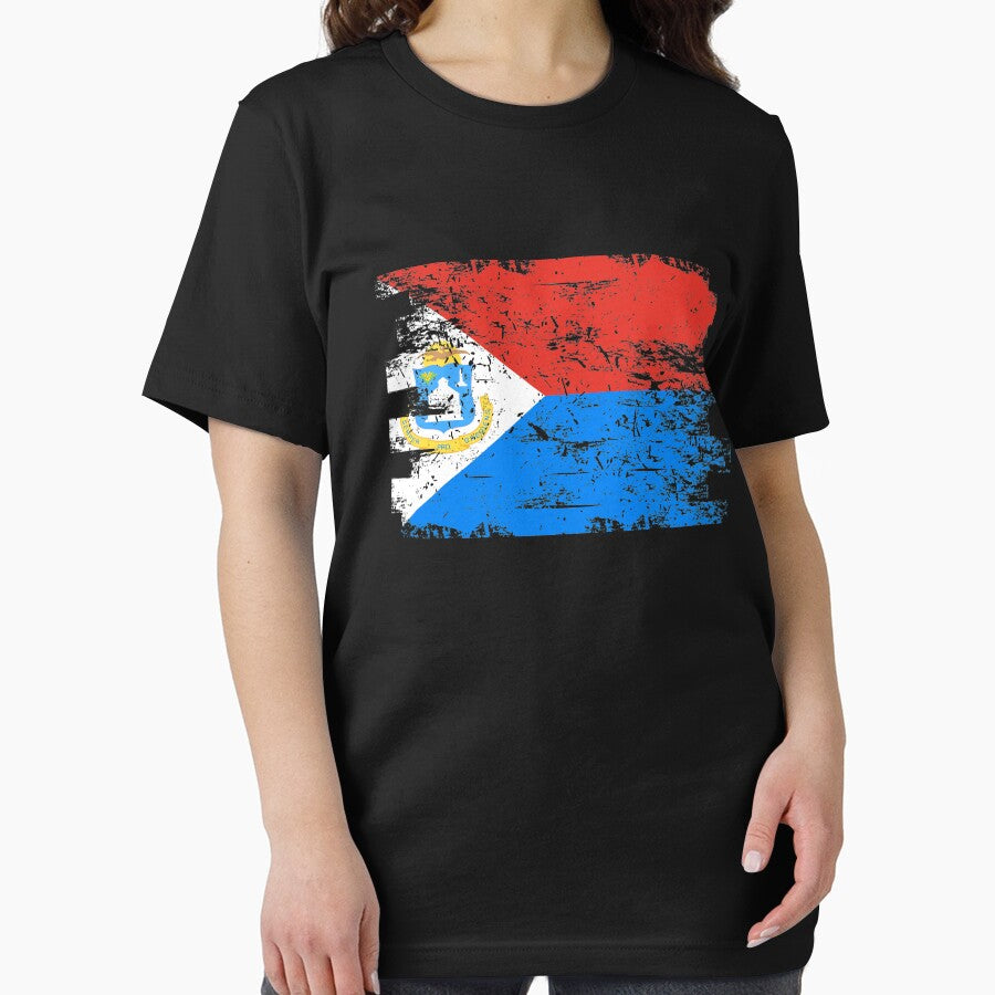Sint Maarten Flag Gift Country Patriotic Travel Shirt Americas Light by threadsmonkey