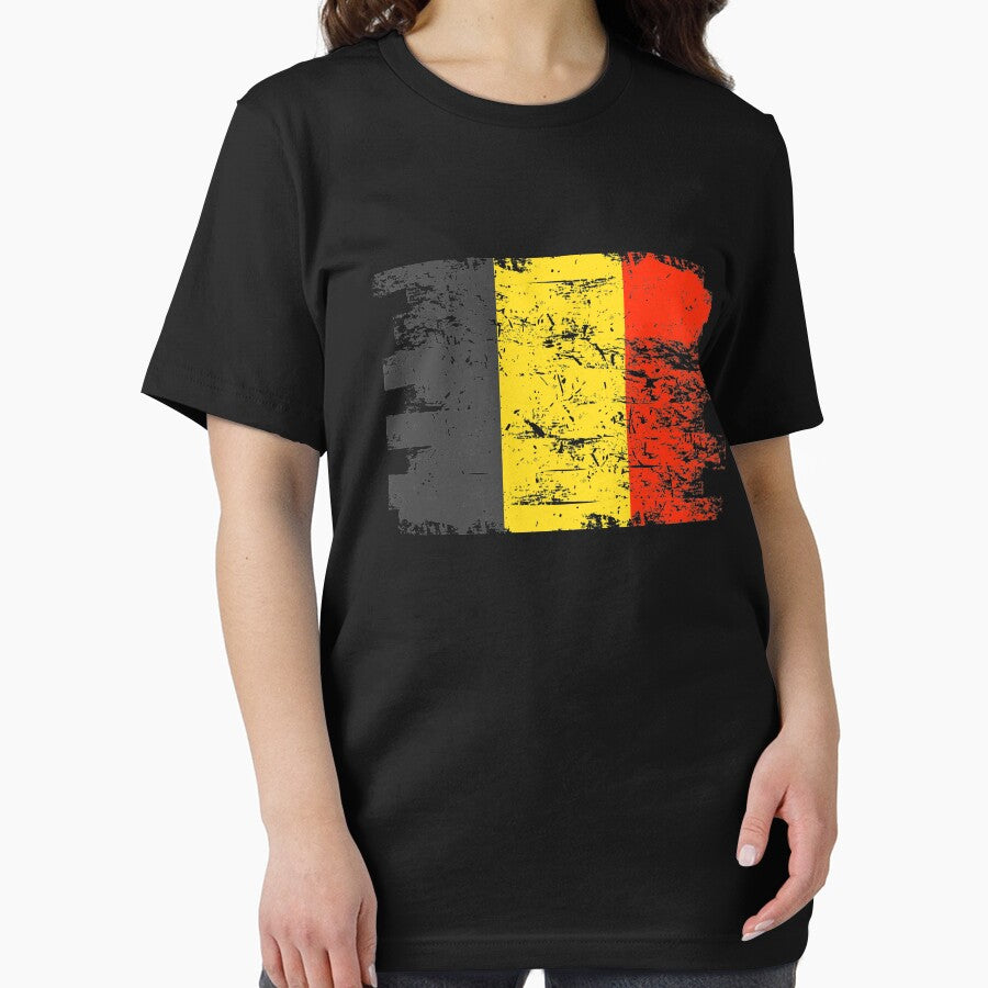 Belgium Gift Country Flag Patriotic Travel Shirt Europe Light by threadsmonkey