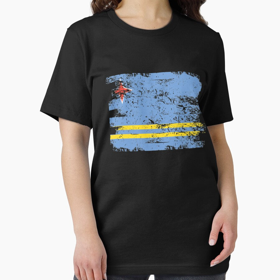 Aruba Flag Gift Country Patriotic Travel Shirt Americas Light by threadsmonkey
