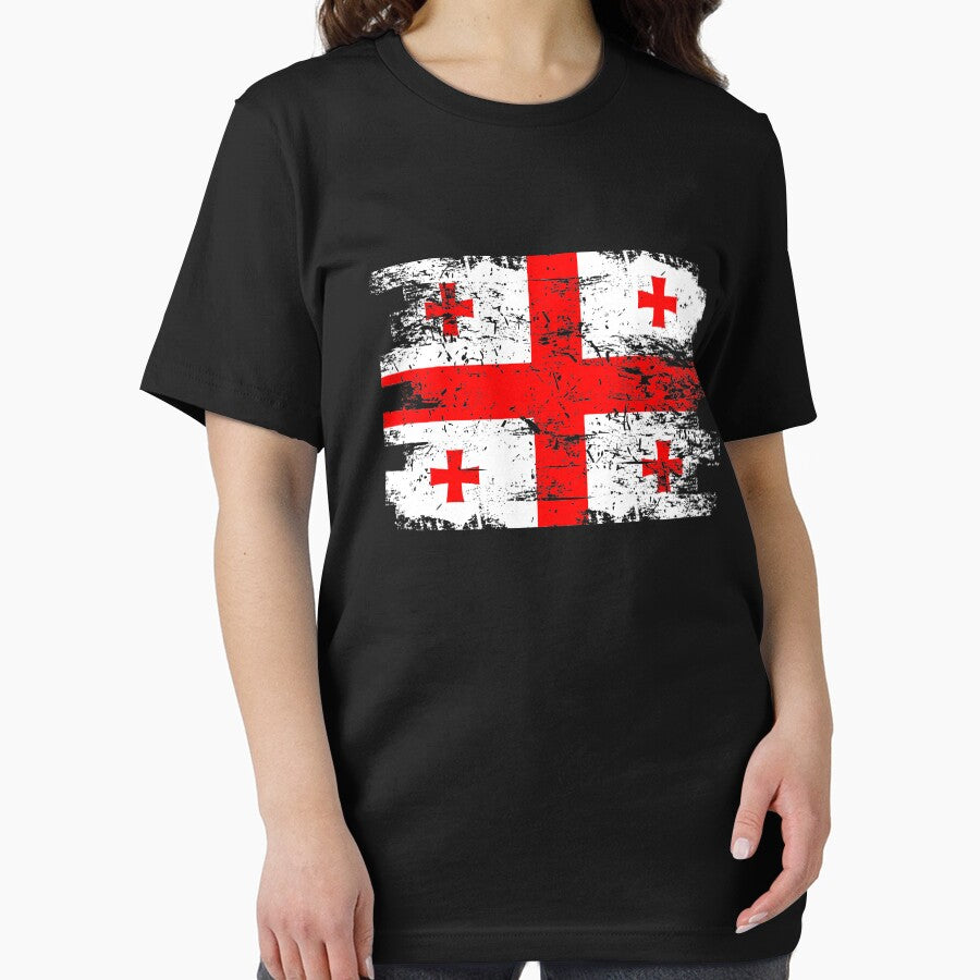 Georgia Gift Country Flag Patriotic Travel Shirt Europe Light by threadsmonkey