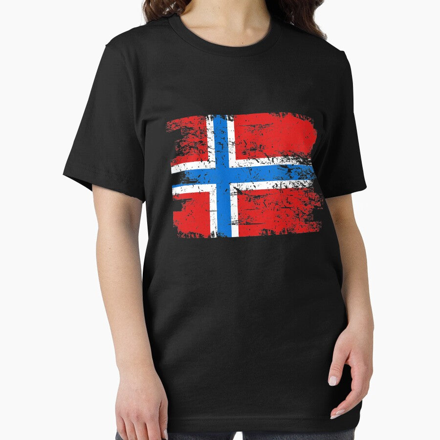 Norway Gift Country Flag Patriotic Travel Shirt Europe Light by threadsmonkey