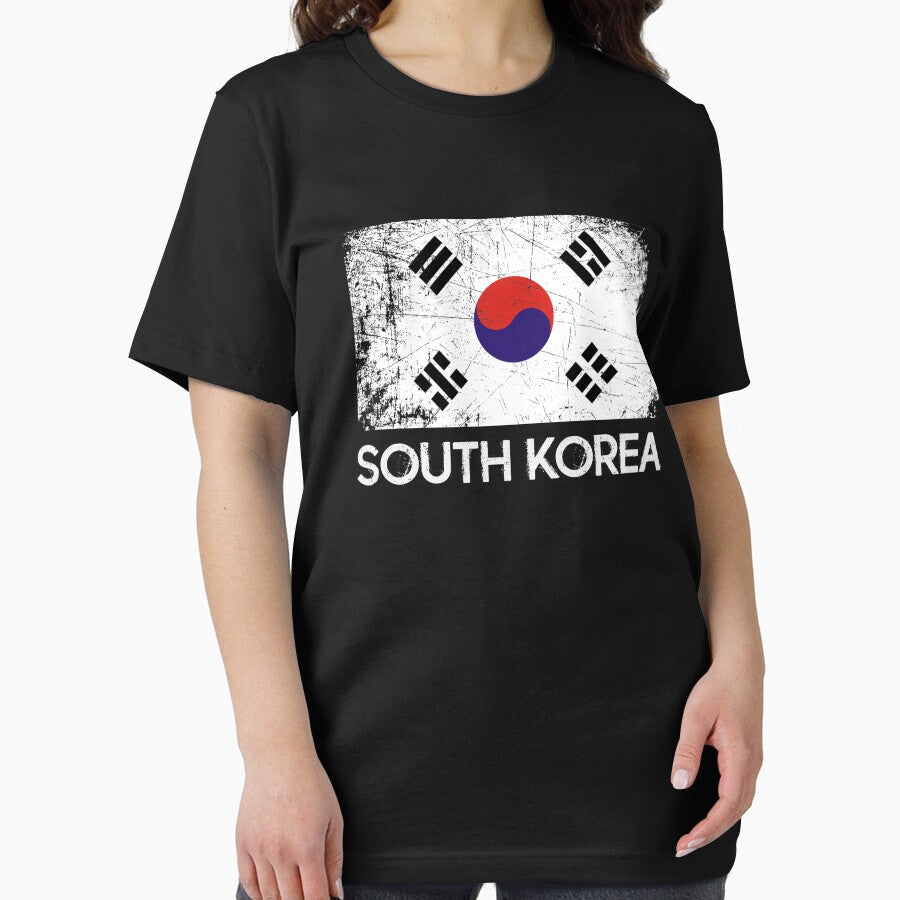 South Korean Flag Design | Vintage Made In South Korea Gift by melsens