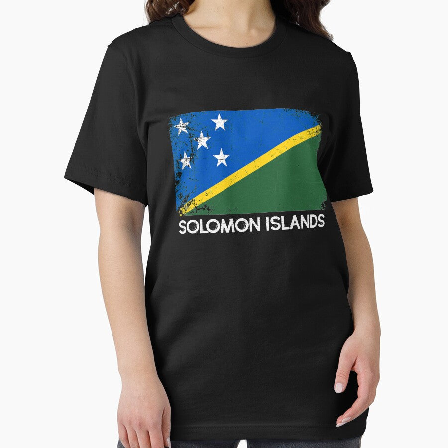 Flag Design | Vintage Made In Solomon Islands Gift by melsens