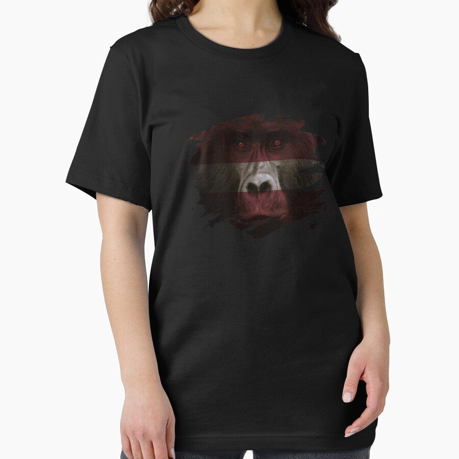 Latvia Gorilla Flag by ockshirts