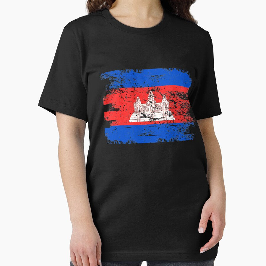 Cambodia Shirt Gift Country Flag Patriotic Travel Asia Light by threadsmonkey
