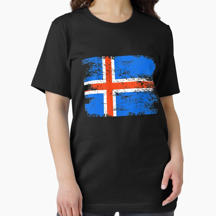 Iceland Gift Country Flag Patriotic Travel Shirt Europe Light by threadsmonkey