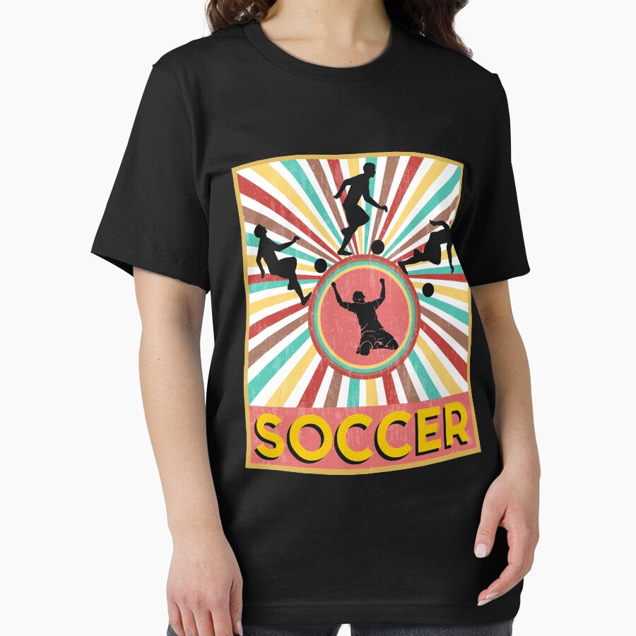 Retro Vintage 70s Style Soccer T Shirt by thuthuatna
