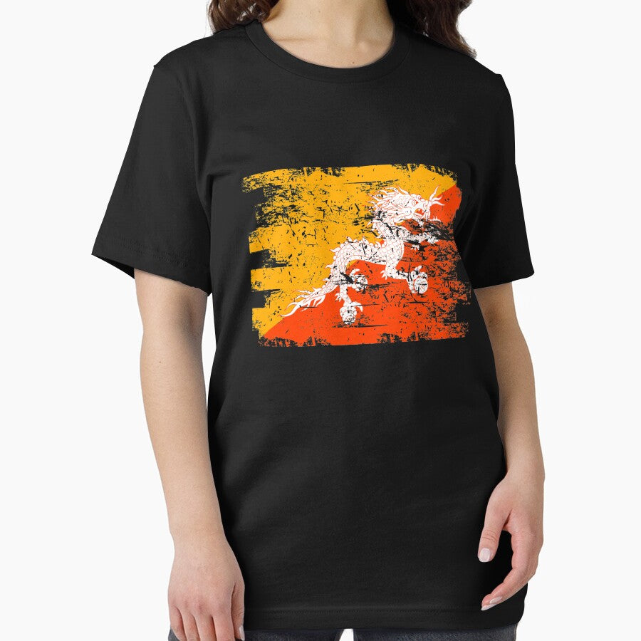 Bhutan Shirt Gift Country Flag Patriotic Travel Asia Light by threadsmonkey