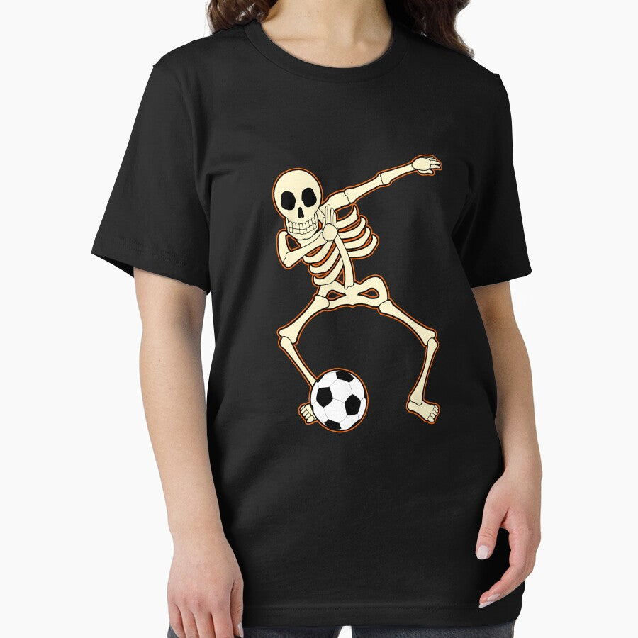 Dabbing Football Skeleton Halloween Soccer Hip Hop Gift by melsens
