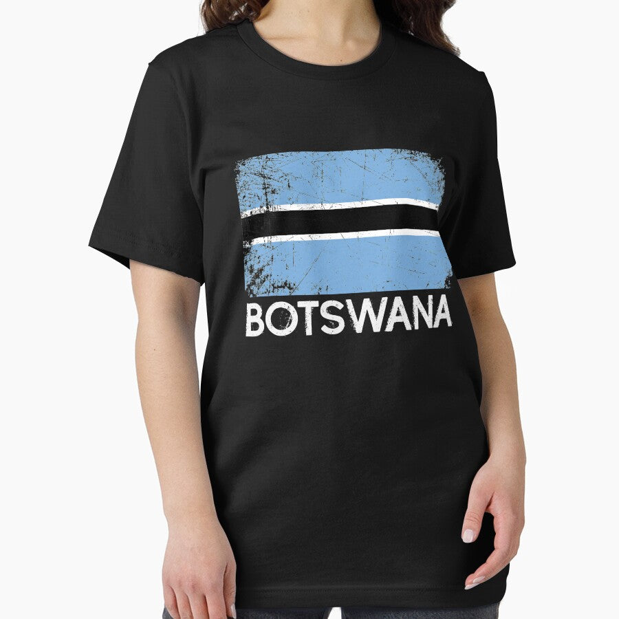 Botswanan Flag Design | Vintage Made In Botswana Gift by melsens