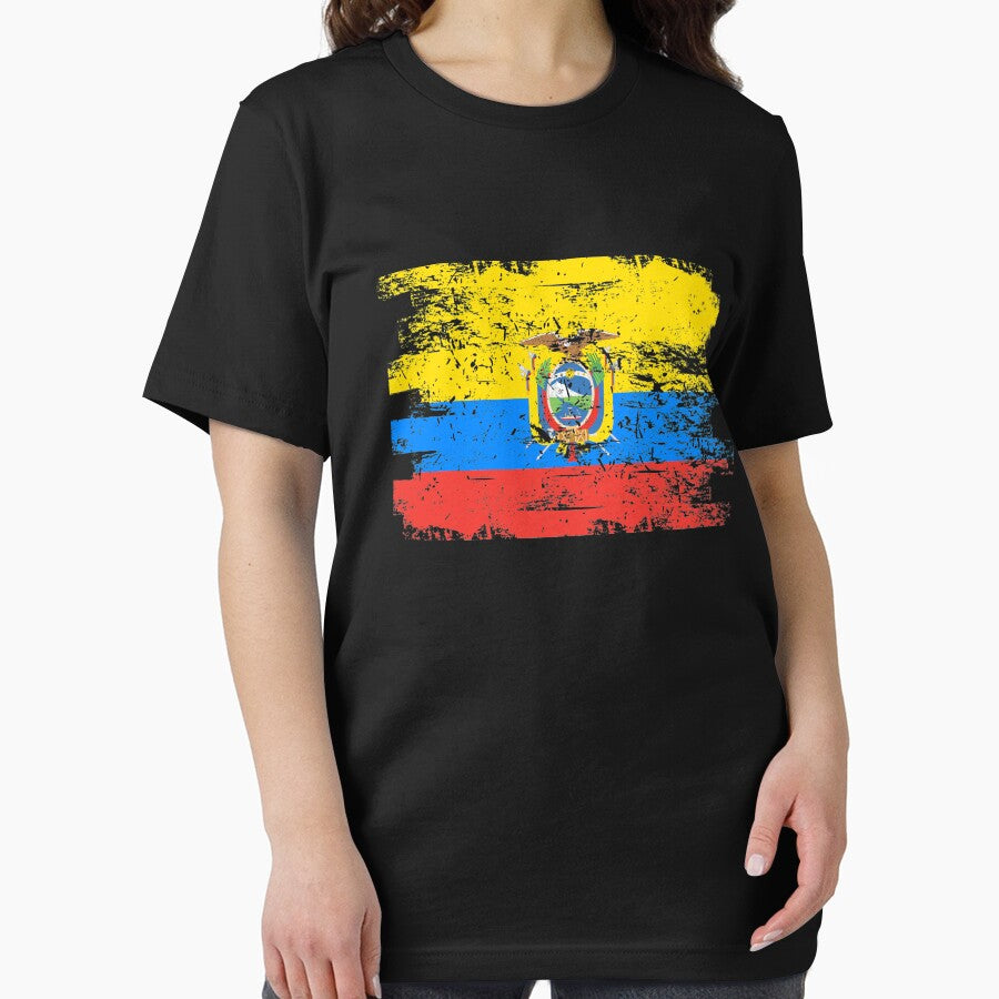 Ecuador Flag Gift Country Patriotic Travel Shirt Americas Light by threadsmonkey