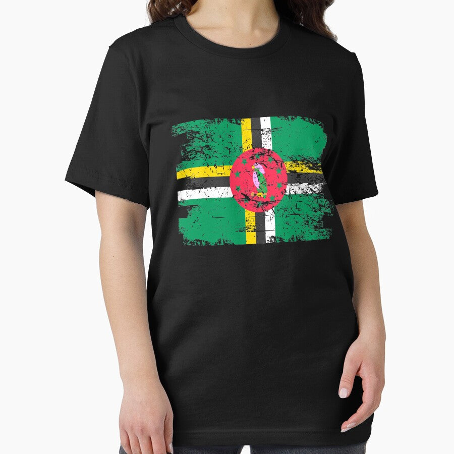 Dominica Flag Gift Country Patriotic Travel Shirt Americas Light by threadsmonkey